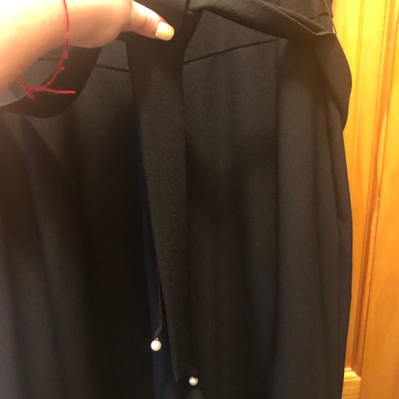 Karl Lagerfeld Blk Jumpsuit with Pearl trim sz16 - Picture 3 of 8